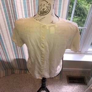 Jones New York Tops - Jones New York Button Back 100% Silk Blouse Jones New York Tops - Jones New York Button Back 100% Silk Blouse